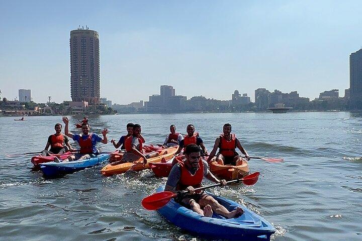 Kayaking on the Nile in Cairo