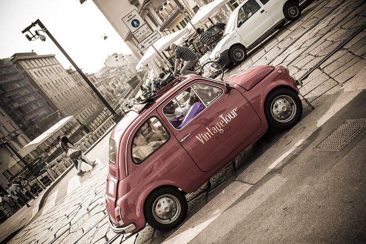 2 Hour Vintage Fiat 500 Canals Tour in Milan