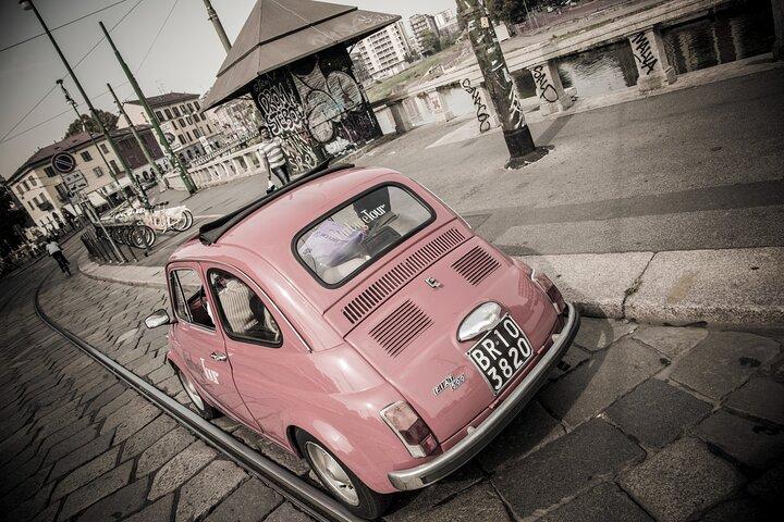 2 Hour Vintage Fiat 500 Canals Tour in Milan