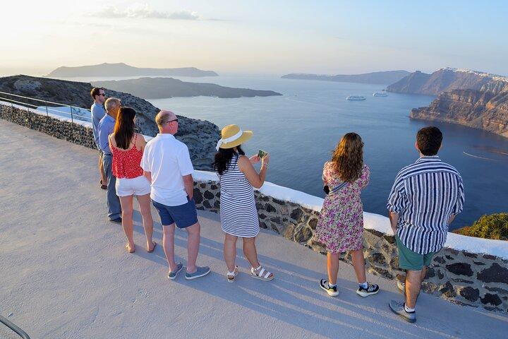 Santorini Premium Wine Tour Taste Dine and Sunset Magic