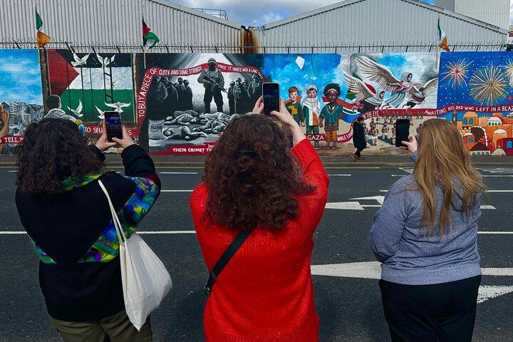 2 Hour Private Belfast Taxi Cab Tour of Troubles & Peace walls