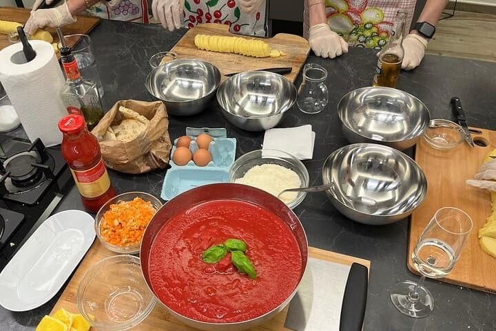 Gnocchi and meatballs | Cooking class and dinner at my house in Rome