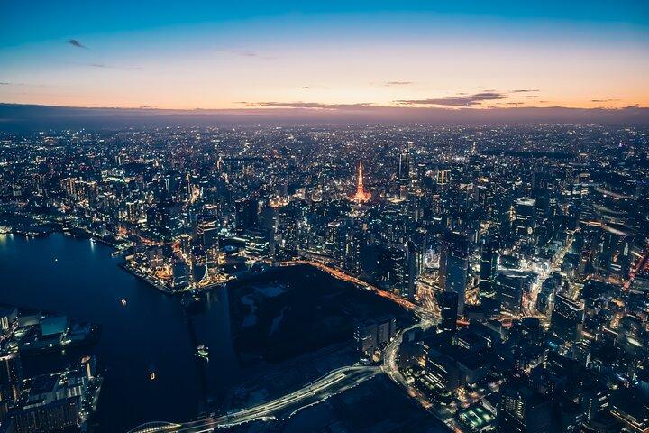 Tokyo Sunset and Night Helicopter Flight(30-Min/5Pax)