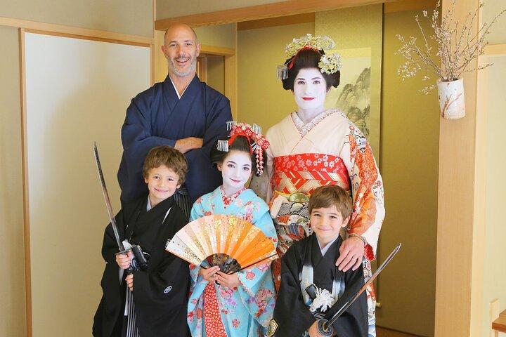 Kyoto Kiyomizudera Temple Family Plan Maiko and Samurai