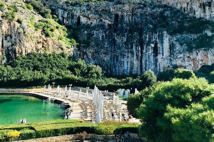 Relax Day: Thermal Lake, Olive Oil Tasting & Poseidon Temple Tour
