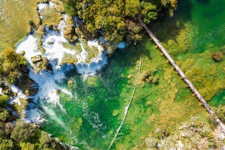 Krka Waterfall with Boat Rides to Skradin from Split or Trogir