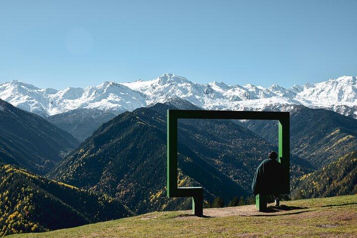 Causacus mountains at Majestic SVANETI and MESTIA from Kutaisi