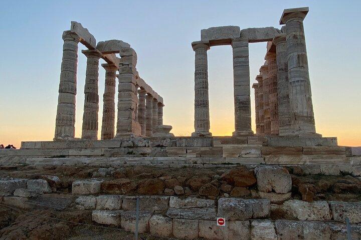 Sunset on Poseidon Temple Private Tour