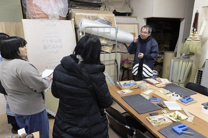 Observation of Tatami Craftsmanship and Make Your Own Mini Tatami