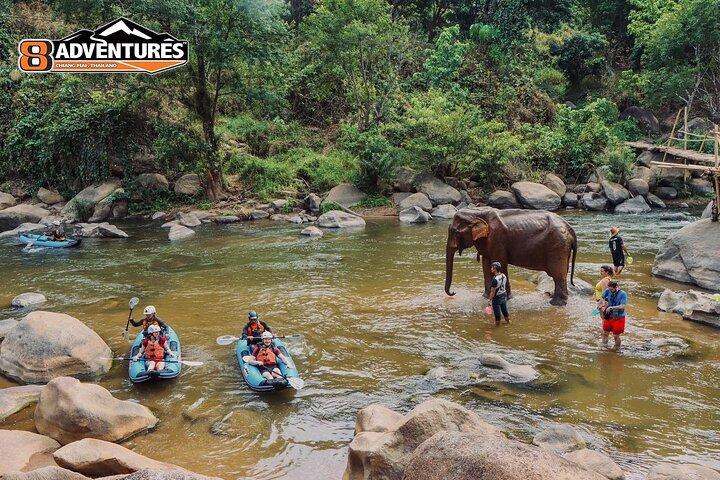8KM White Water Rafting and 3HRS Jungle Trekking Adventure