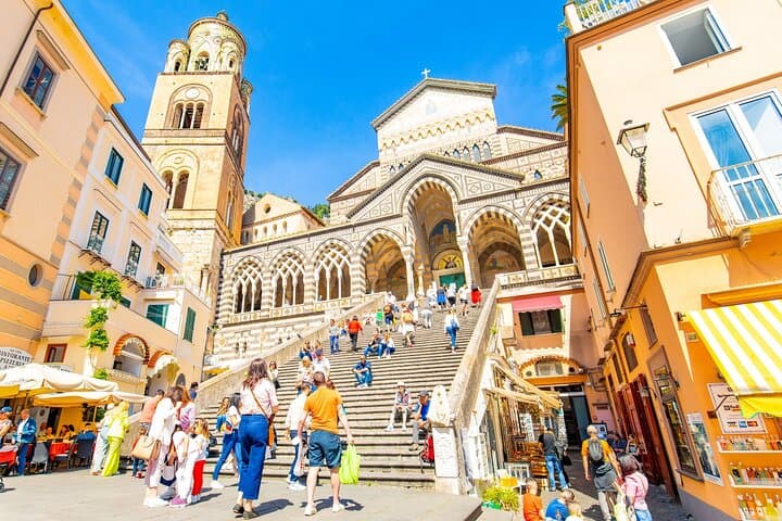 From Naples: Amalfi Coast Private Tour in a Mercedes Van