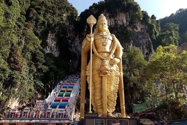 Rainforest-Cascading Waterfall & Batu Cave (Private Tour)