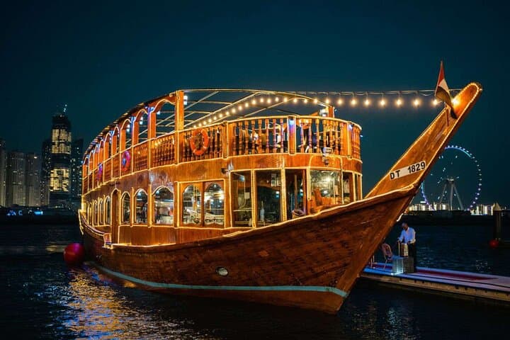 Dhow Cruise with Dinner and Live Entertainment at Dubai Al Seef