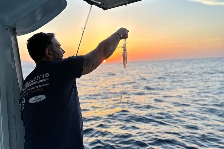 Half Day Private Fishing Activity Porto Rafti Athens Markopoulo