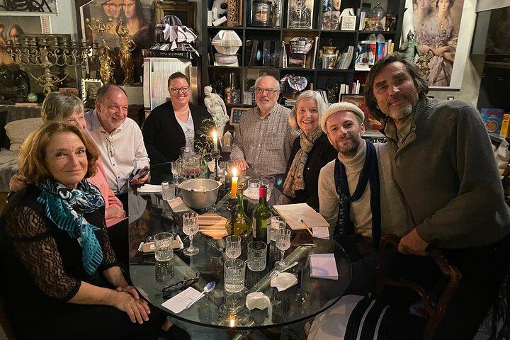 Dinner in a Bohemian Artist Apartment in Central Paris