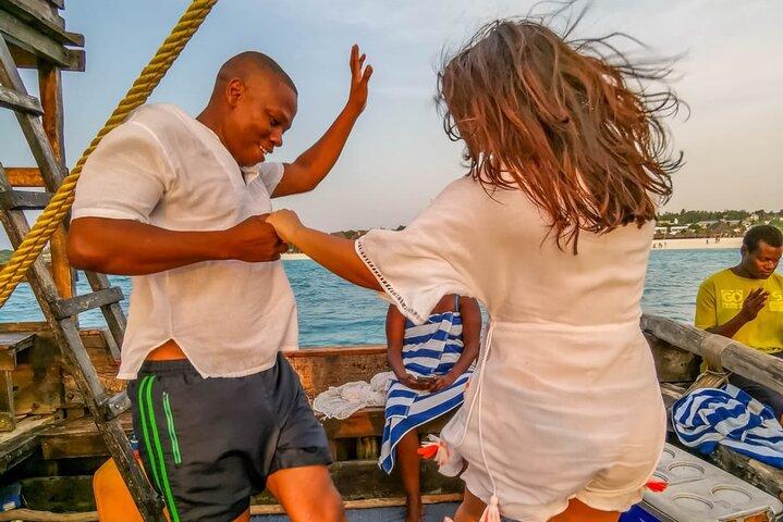 Zanzibar Dhow Evening Sunset Cruise Tour at Nungwi&Kendwa Beach