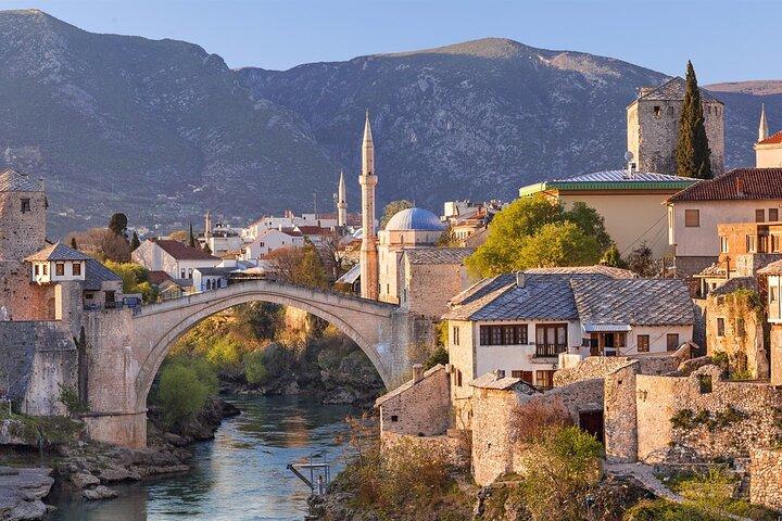 From Split/Trogir: Mostar and Medjugorje Tour with Wine Tasting