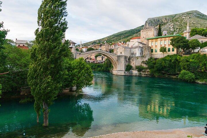 From Split/Trogir: Mostar and Medjugorje Tour with Wine Tasting