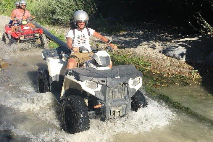 Adrenaline Tour Alcantara Gorges Quad and canyoning