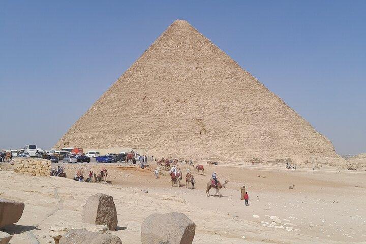 Giza Pyramids and Grand Egyptian Museum full day tour.
