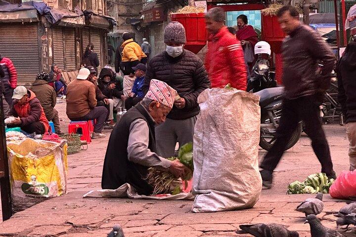 Kathmandu Local Morning Market and Food Walking Tour
