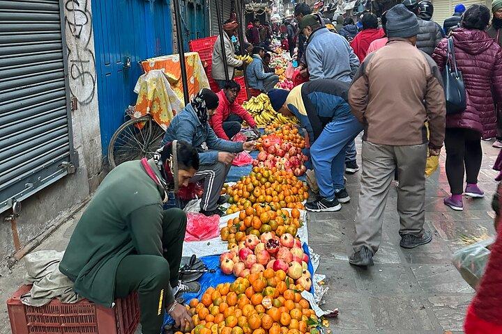 Kathmandu Local Morning Market and Food Walking Tour