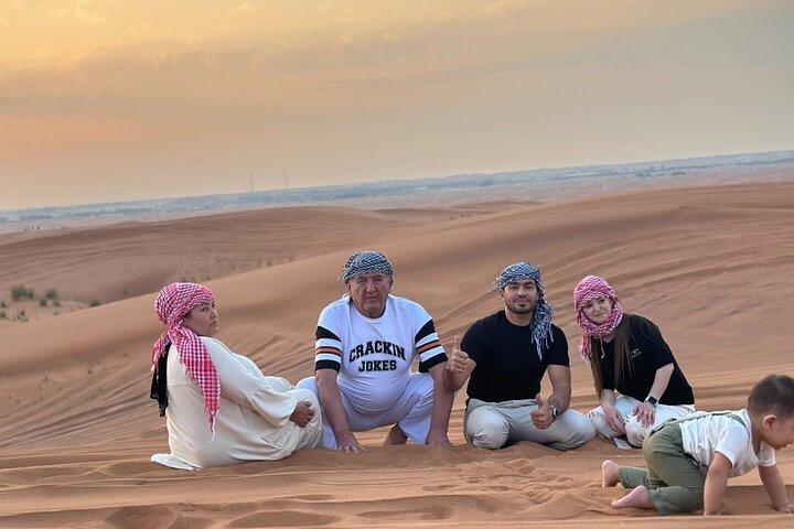 Dubai Morning Desert Safari Sand Boarding & Camel Ride ( jeep)