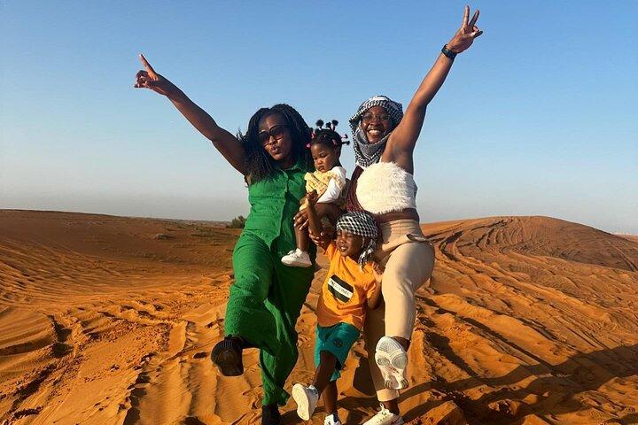 Dubai Morning Desert Safari Sand Boarding & Camel Ride ( jeep)