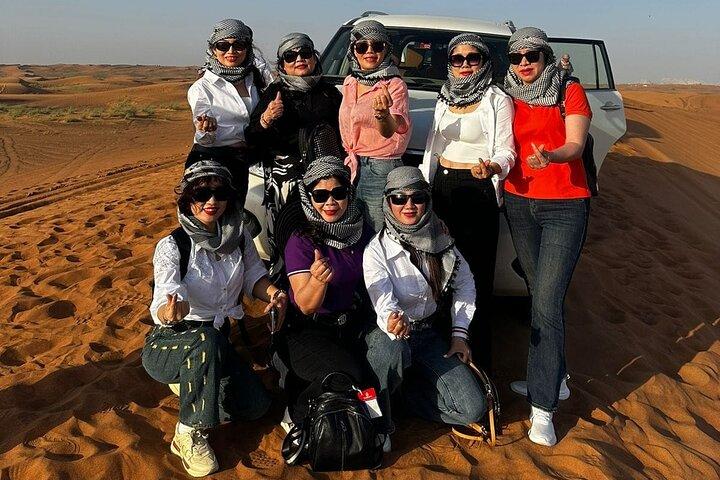 Dubai Morning Desert Safari Sand Boarding & Camel Ride ( jeep)