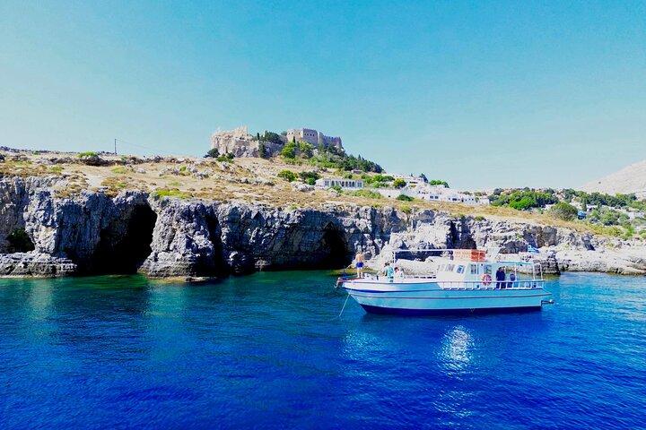 Lindos, Pefkos:Summer Breeze 3 Hour All Inclusive Swimming Cruise