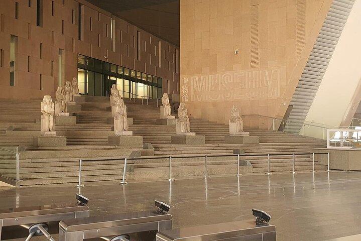 Grand Egyptian museum, Giza pyramids ,free Camel Riding