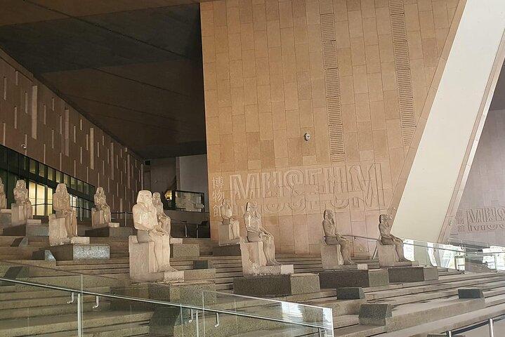 Grand Egyptian museum, Giza pyramids ,free Camel Riding
