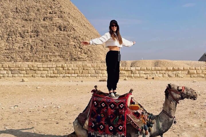 Pyramids of Giza Necropolis with Entry Ticket inside the Pyramid