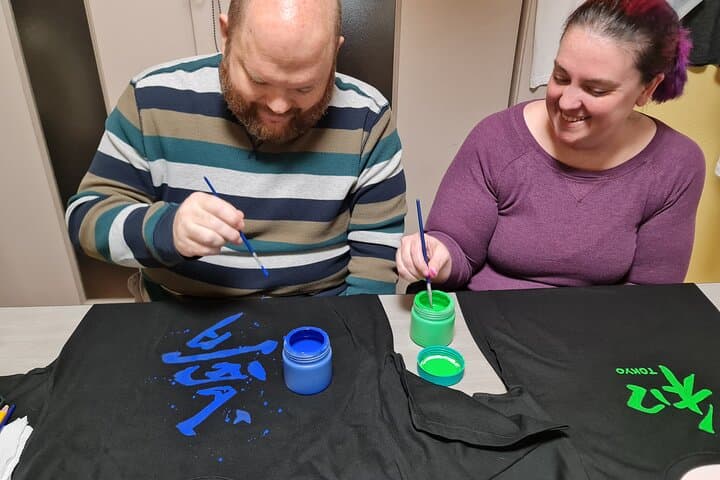 Create Your Own Kanji T-Shirt or Lantern near Tokyo Skytree