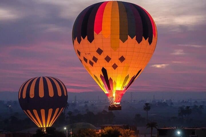 Sunrise Hot Air Balloon Ride in Luxor with Hotel Pickup