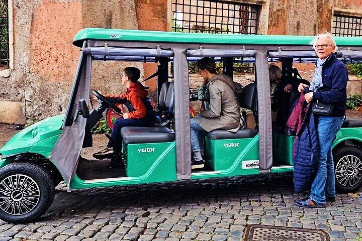 Rome, Crafted for You: Private Golf Cart Tour