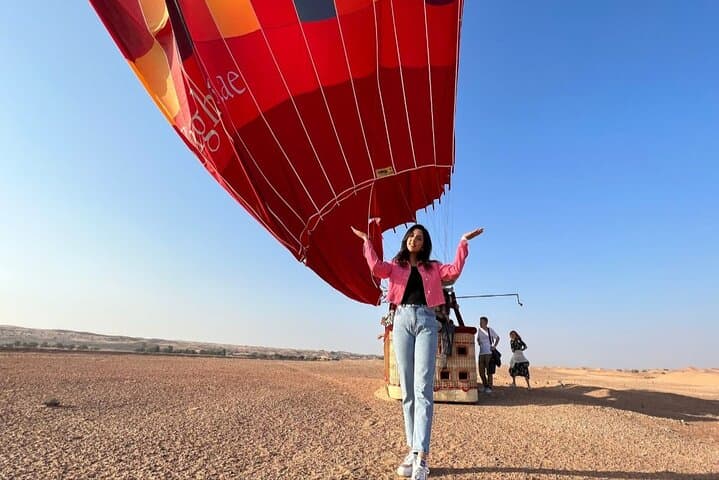 Balloon, East Bank, West Bank, and Valley of the Queens in Luxor