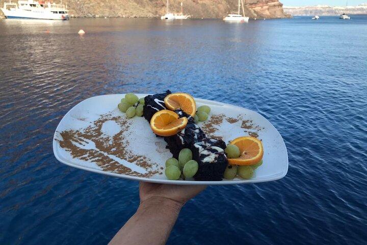 Half-Day Tailor-made Private Catamaran Cruise in Santorini