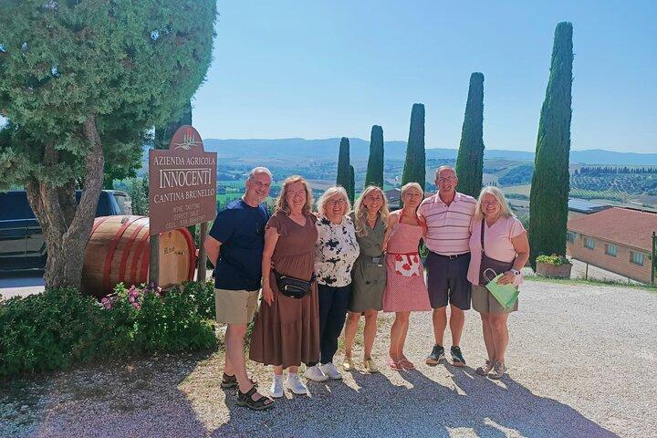 VIP Brunello Montalcino, Montepulciano & Val d'Orcia with Lunch