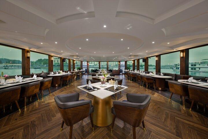 The Halong Catamaran Cruise Premium Day Tour Explore Lan Ha Bay