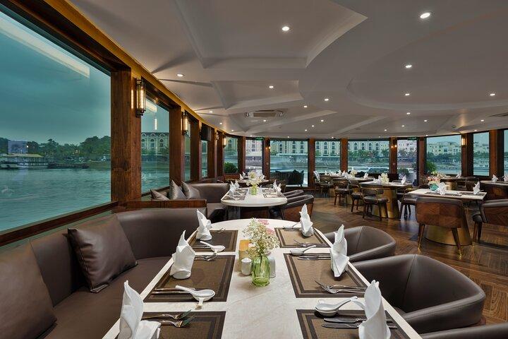 The Halong Catamaran Cruise Premium Day Tour Explore Lan Ha Bay