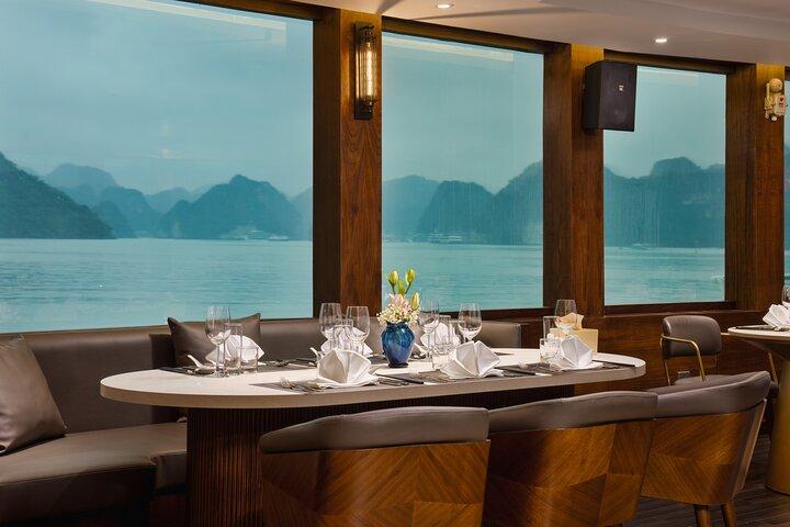 The Halong Catamaran Cruise Premium Day Tour Explore Lan Ha Bay