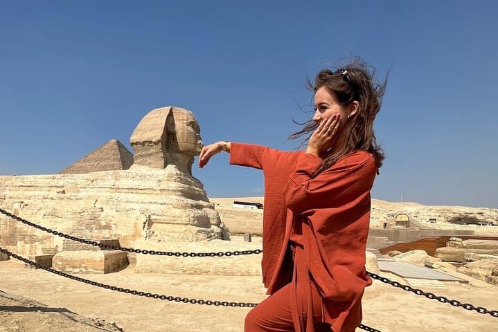 Private Half Day Tour Giza Pyramids, Sphinx and Camel Ride