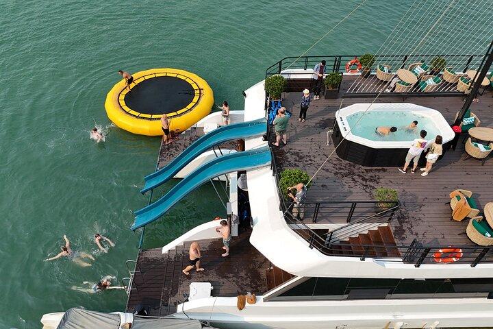 Catamaran Luxury Halong Bay and Lan Ha Bay by Expressway Hanoi