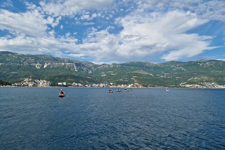 Small group kayaking tour from Budva to Sveti Nikola island caves