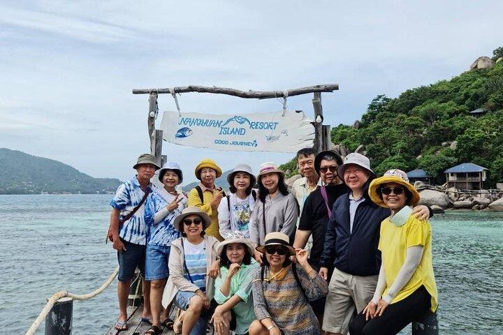 Koh Tao and Koh Nang Yuan Snorkel Tour via Speedboat from Samui