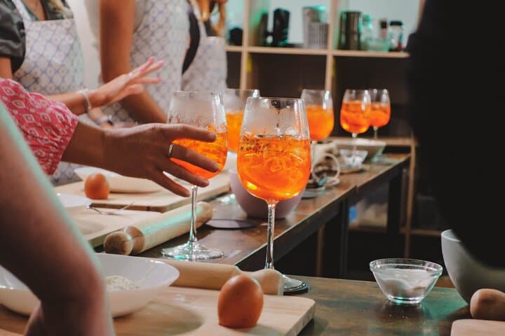 Rome Tipsy Cooking Class: Make Pasta and Mix 3 Spritz Cocktails