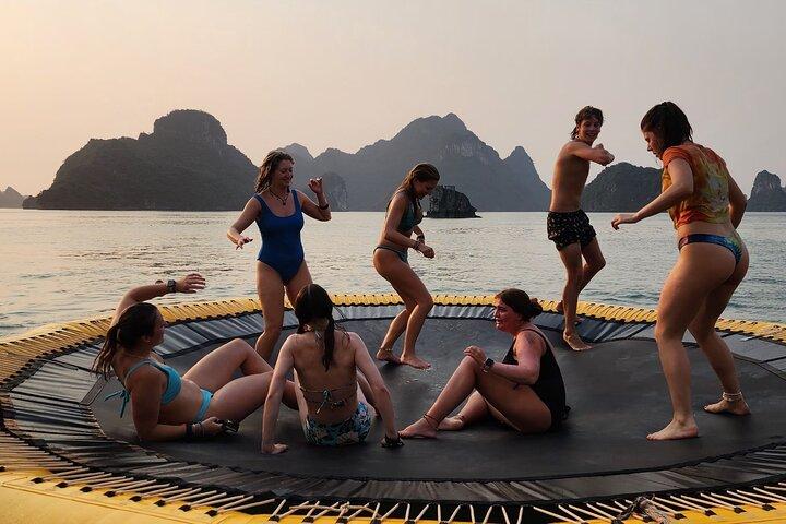 From Hanoi Luxury Catamaran Day Cruise Visit Lan Ha Bay Kayaking