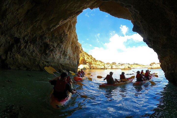 Explore Secret Caves and Beaches of Alvor - Boat & Kayak Tour