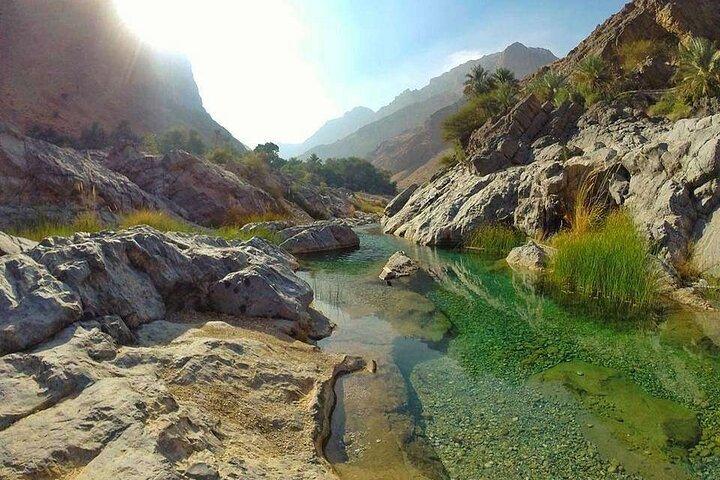 Full Day Wadi Al Arbeieen with Sinkhole and Fins Beach